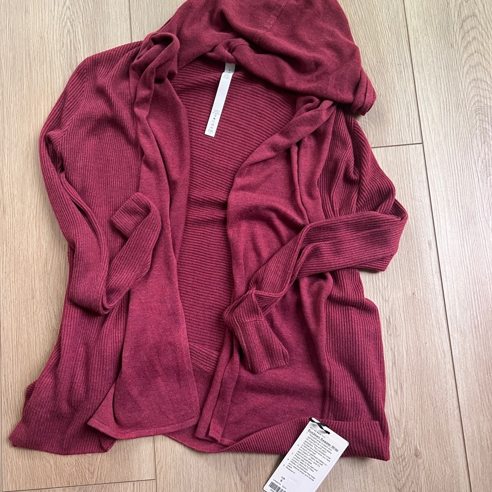 Lululemon sundown sweater wrap size 6